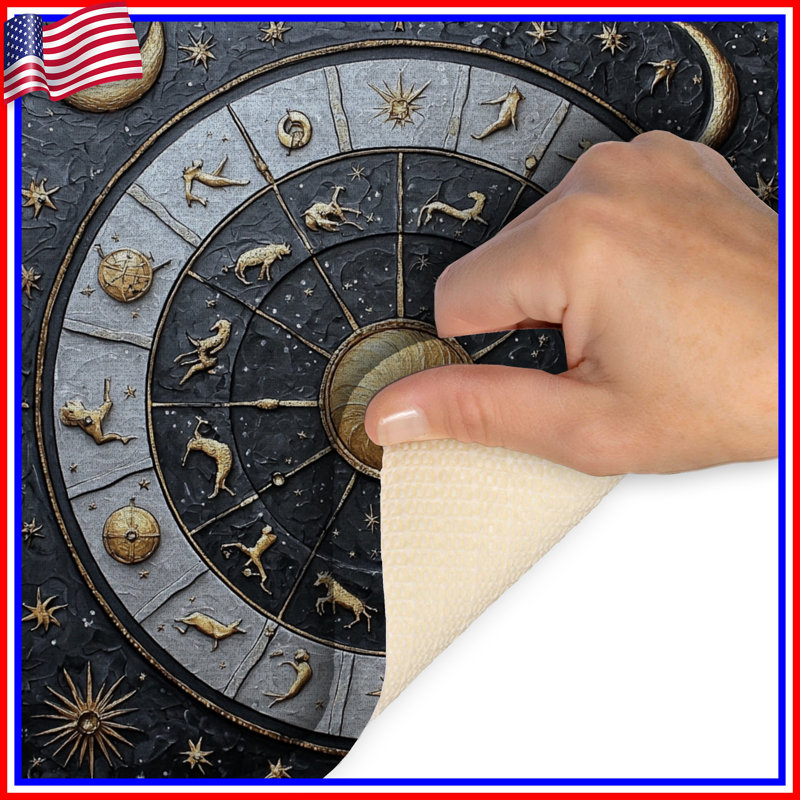 Tapis de bain Zodiac Astrology, L 24 po x L 17 po