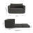 Jalyn Twin Upholstered Convertible Sofa-593232167