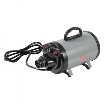 Dog Dryer, 2800W/4.3HP Dog Blow Dryer, Pet Grooming Dryer with Adjustable Speed and Temperature Control, Pet Hair Dryer with 4 Nozzles and Extendable Hose