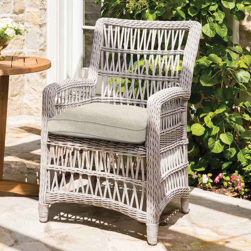 Mackinac Outdoor Dining Armchair, Visions Cobalt