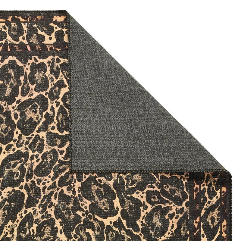Geometric Digitally Printed 100% Polyester Area Rug, Rectangle 185 x 290 cm