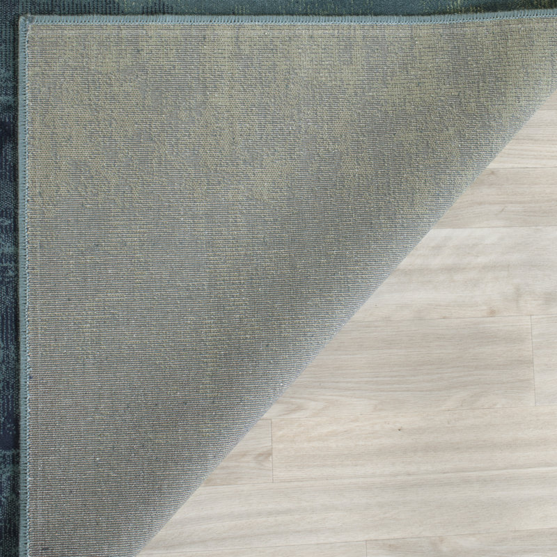 Vintage Performance Abstract Rug, Rectangle 5'3" x 7'6"