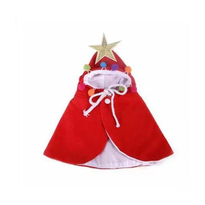 Pet Cats Christmas Cape Christmas Cats Dog Decoration Cape Small Dog Cats Clothes Suitable For Small Pet Christmas Decoration