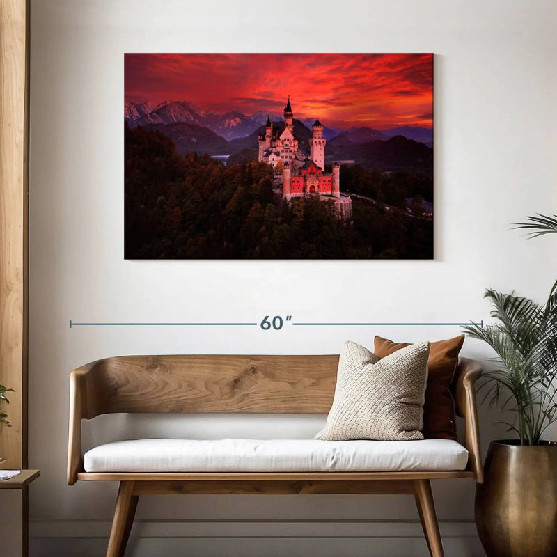 Château Lilie Neuschwanstein, H 30 po x l 45 po