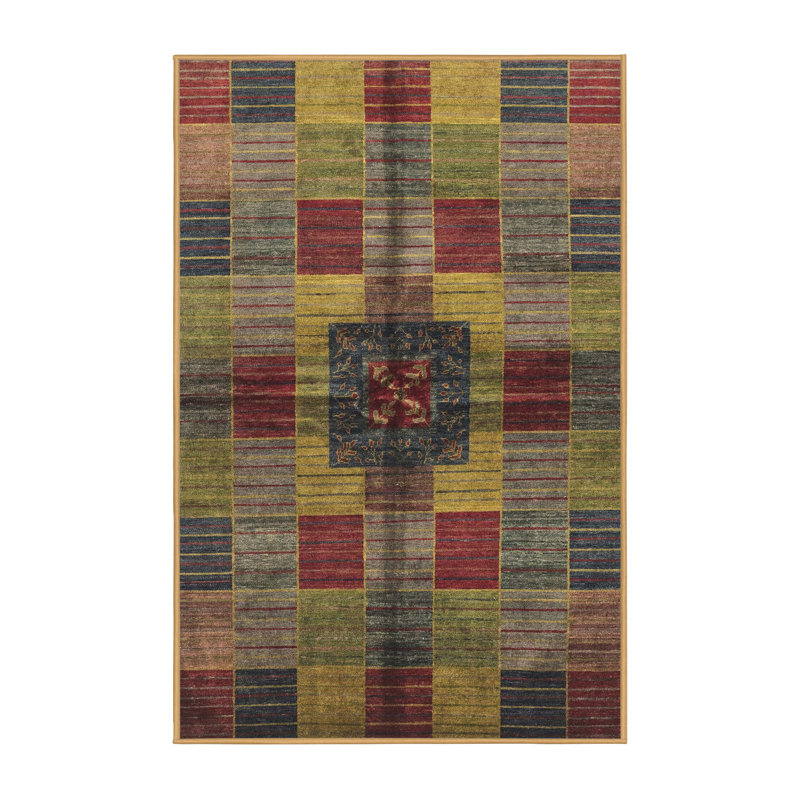 Abstract Indoor Rug, Rectangle 5' x 8'
