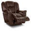 Fauteuil inclinable manuel berçant en cuir Maverick-108531532-128717751