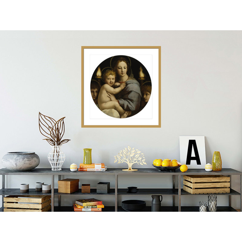 Madonna of the Candelabra par Raphael, impression giclée sur cadre, H 34,27 po x l 33,5 po