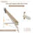 6' Drop Arm Manual Retractable Window Awning - Ideal for Patios & Balconies (Aluminum, Cream White)