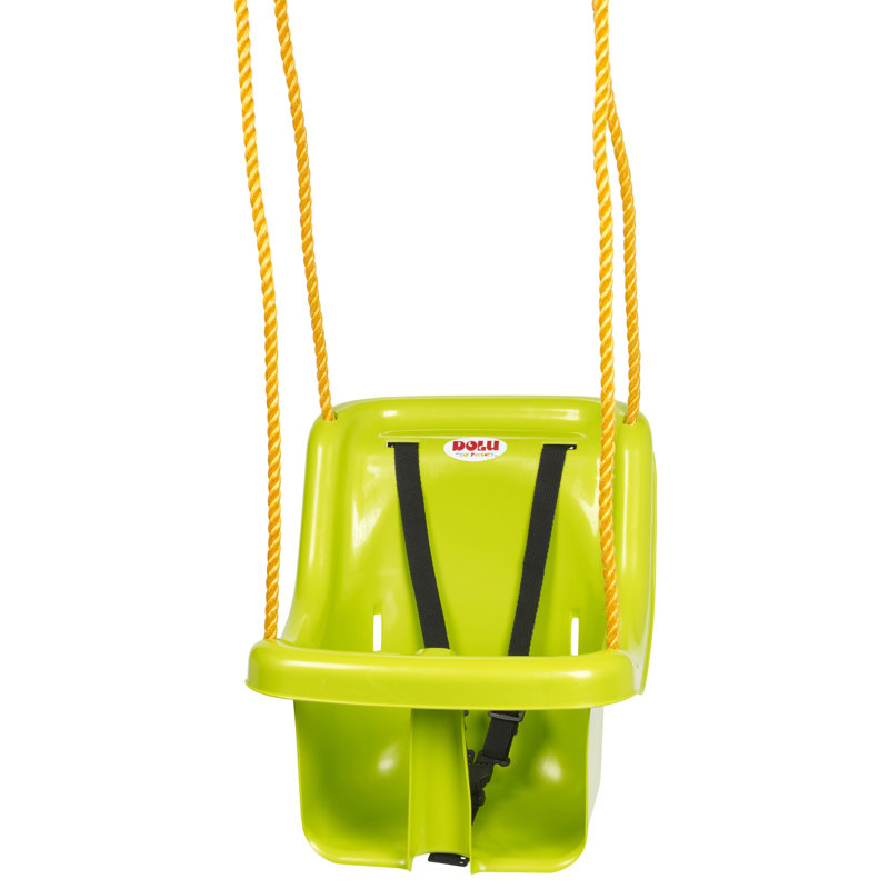 Baby Toddler Hanging Swing Chair Seat Safety Belt Harness Indoor Outdoor Garden, Green