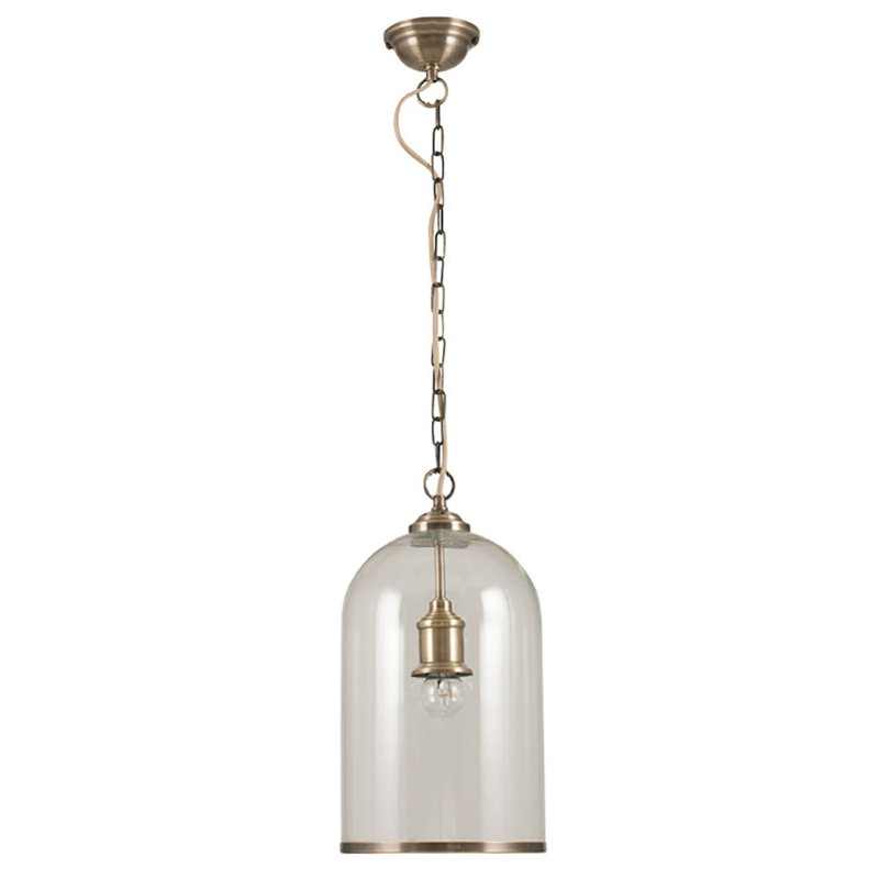 Roanoke 1 - Light Cylinder Pendant, Antique Brass