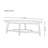 Simple Solid Wood Oval-shaped Coffee Table