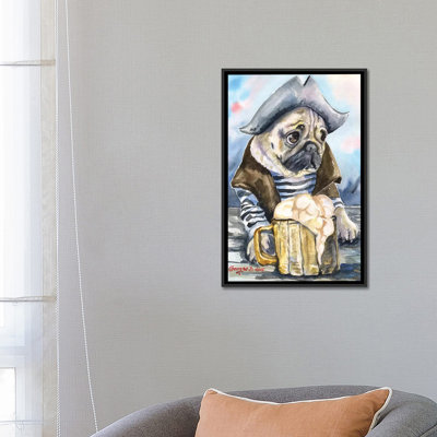Carlin the marin, impression sur toile