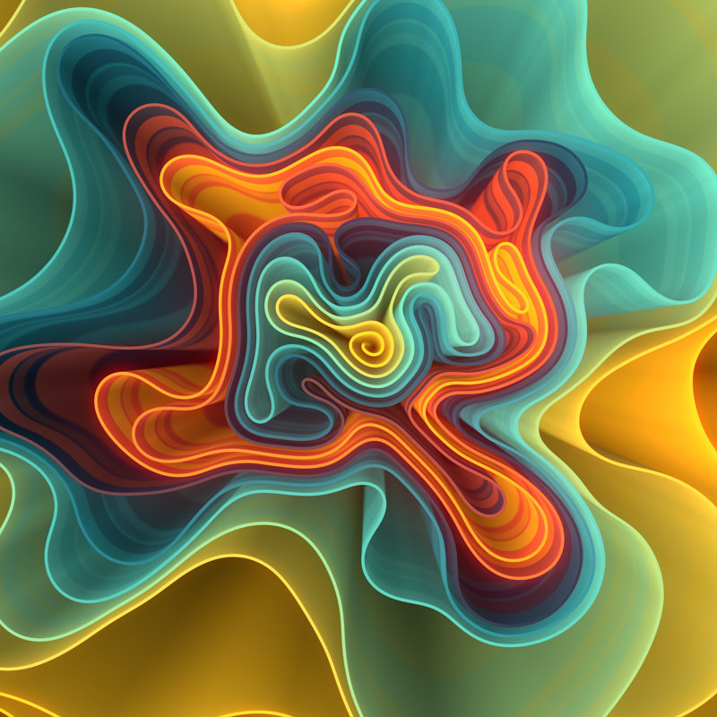 Abstract Maze by Andrey_A - Wrapped Canvas Print, 30cm H x 30cm W x 3.8cm D