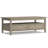 Warm Shaker 48" Solid Wood Coffee Table and Acadian 24" Solid Wood Nightstand (Set of 2), Distressed Grey, Transitional Style