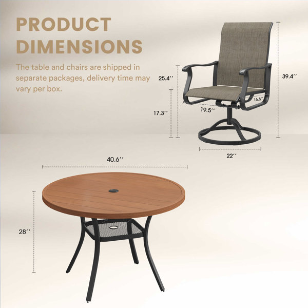Dimensions du produit