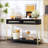 Console Table With Two Drawers-378987006