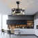 51CM 7 - Blade Caged Ceiling Fan With Remote Control And Light Kit Included