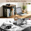 Étagère cubique de rangement pour petits espaces | Étagère empilable en bois, gain d'espace, pour livres, magazines et disques vinyles