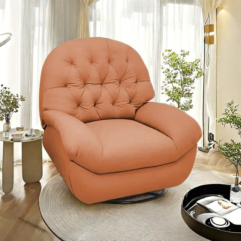 Fauteuil inclinable pour animaux de compagnie avec large poche de rangement, Orange