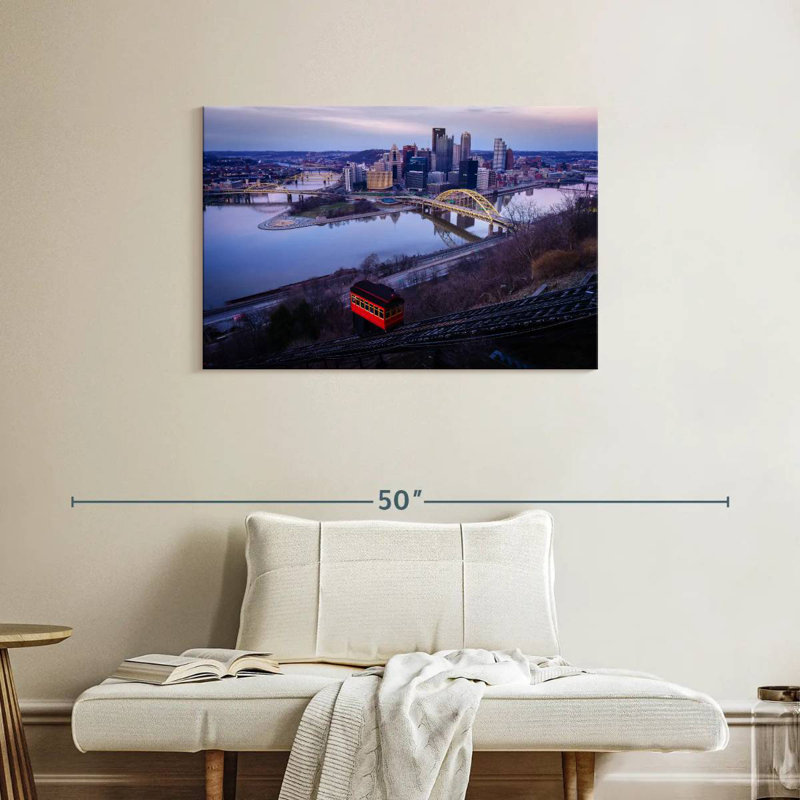 Sireci Overlooking Pittsburgh, 24" H x 36" W