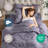 Bed-in-a-Bag Pinch Pleat Comforter Set with Bed Sheets & Down Alternative Pillows-115707309-115707311