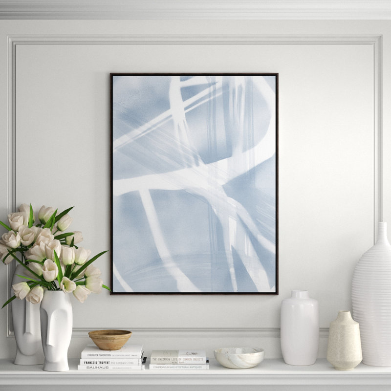 Light Touch I Print by Guseul Park, Brush Gel Framed, 41.5" H x 31.5" W