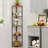 Swade 64.9" H x 12.2" W Corner Bookcase-55179451