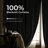 100% Blackout Curtains Polyester Faux Linen Fabric Pinch Pleated Draps With 20 Hooks Blackout Curtains For Bedroom/Living Room ( 2 Panels Set)-1952807660-1952807663