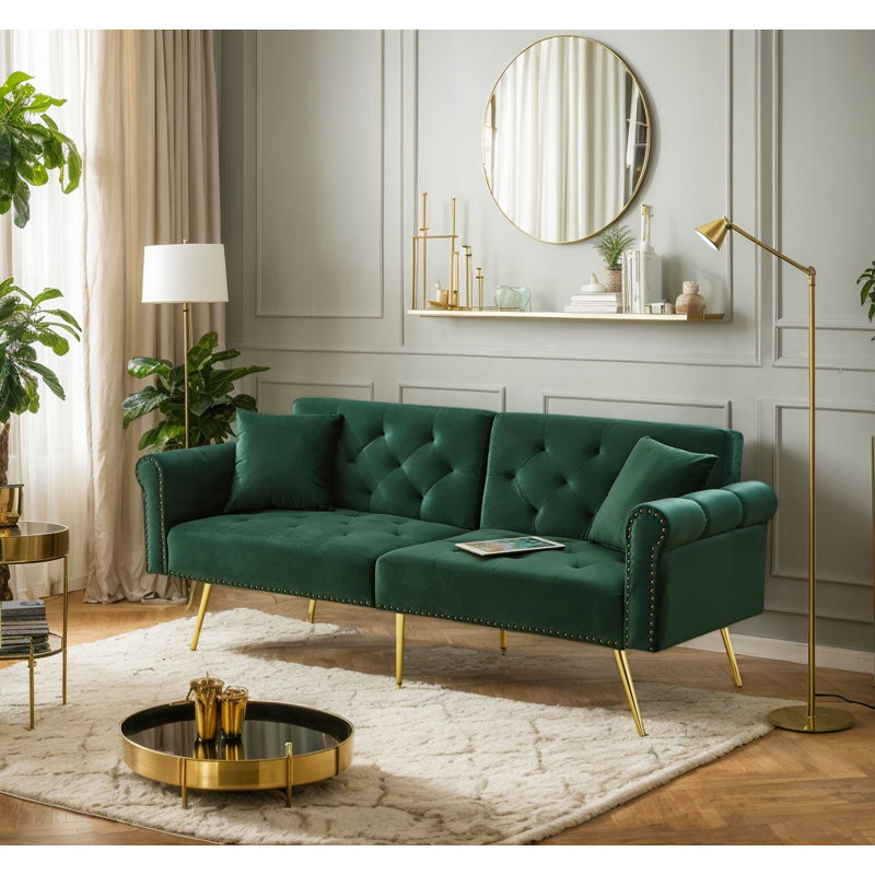 2 Seater Velvet Sofa