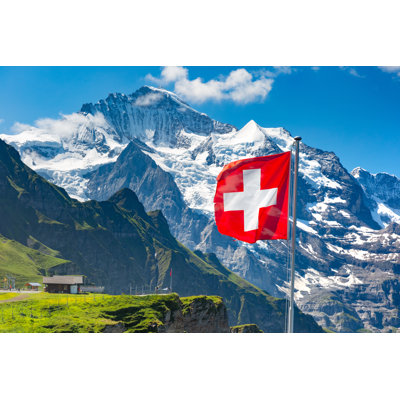 Flag Of Switzerland by KavalenkavaVolha - Wrapped Canvas Print