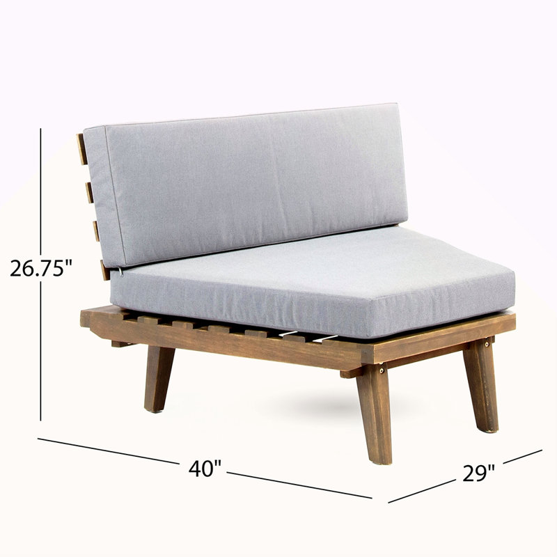 SOFA CONER + TABLE, Gray
