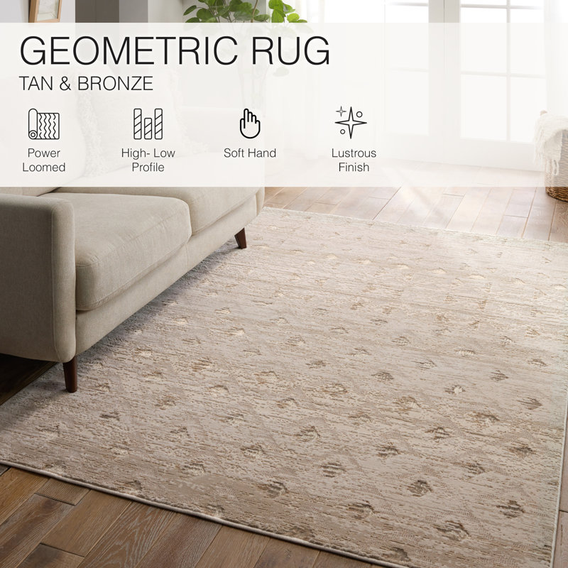 Brodhead Geometric Indoor Rug, Runner 3'3" x 12'