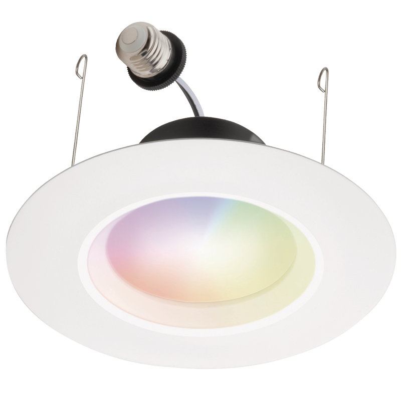 6'' Selectable Color Temperature 11.5 Watt Dimmable Air-Tight LED Retrofit Recessed Lighting Kit