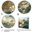 Green Sunset Waves - art mural côtier-959809508-959809511