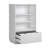 Bookcase With Drawer, White Finish