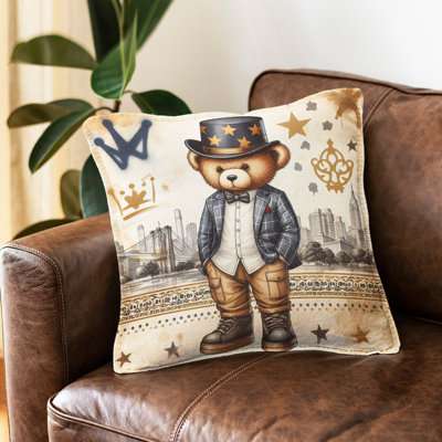 Abstract Throw Pillow