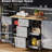 Kitchen Cart With Internal Storage Space, Grey-blue, Keep Your Essentials Organized Stable Wheels, Smooth Movement In-2144901269