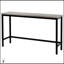 Ensemble de table de salle à manger à hauteur de comptoir extra longue avec 3 tabourets, durable et élégant pour les cuisines et les salles à manger modernes-2136449799-2136449793