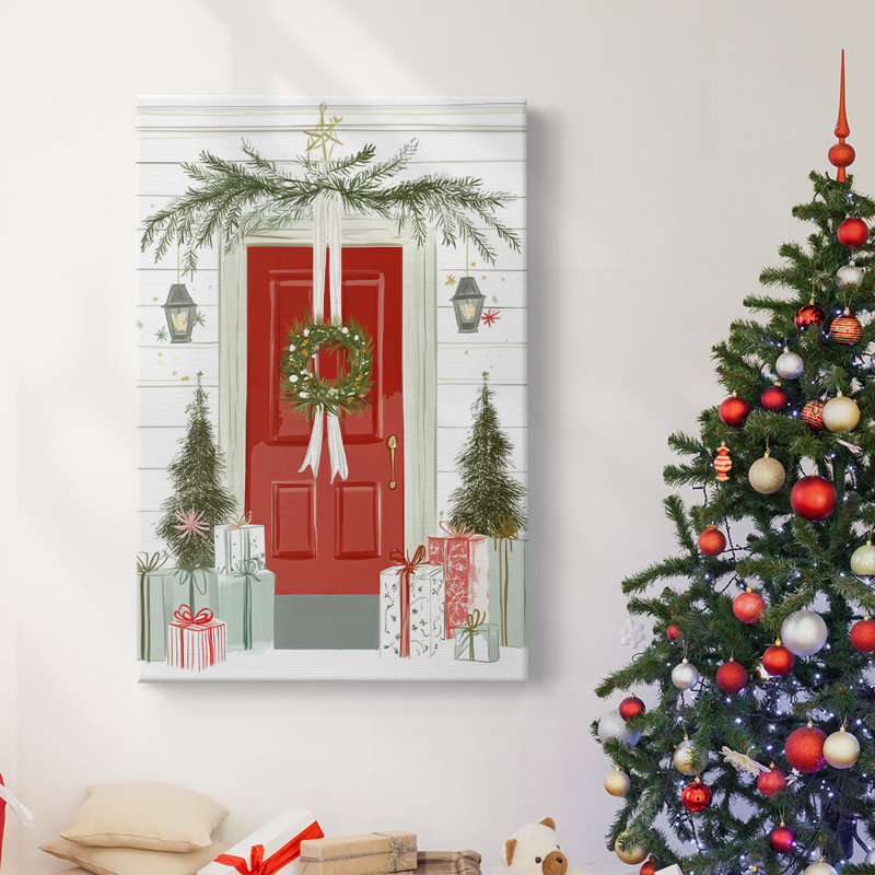 Art des Fêtes de Noël - Toile tendue avec châssis CCLX, H 27 po x l 18 po