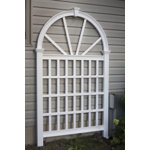 Kerrimore 83.75'' H x 49'' W Vinyl Arched Trellis