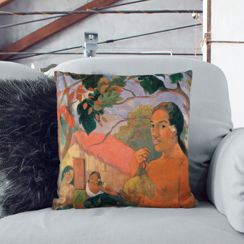 Where Are You Going Vol.1 Scatter Cushion, Stone, 40cm H x 40cm W x 15cm D