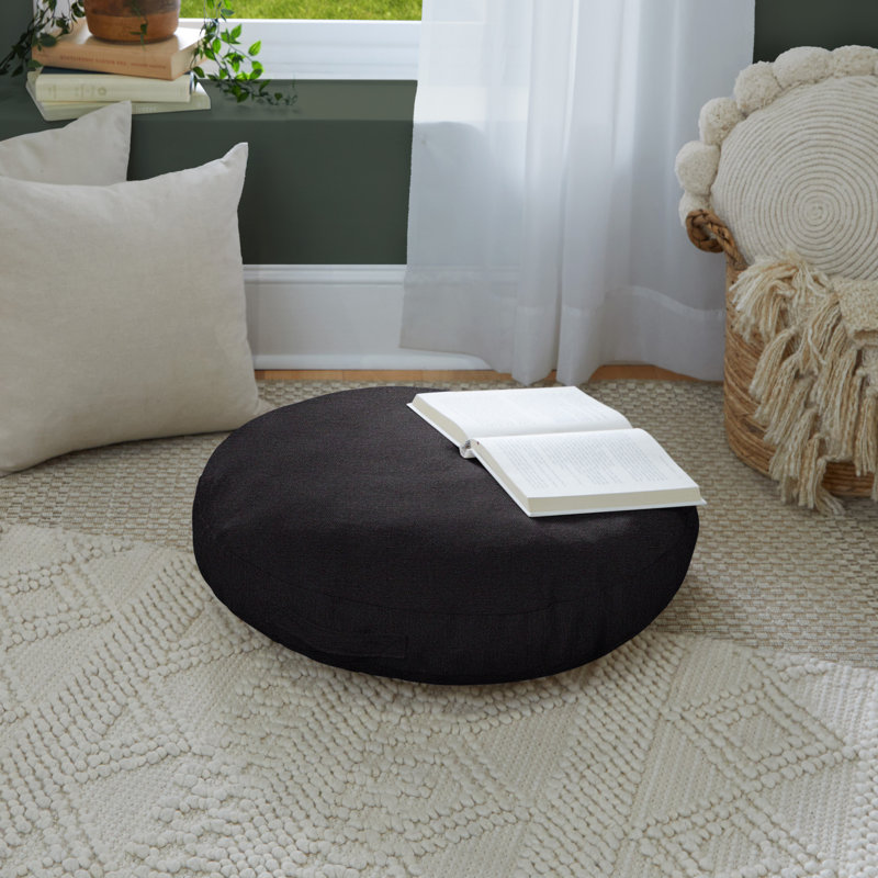 Coussin de sol, Noir