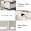 45" Modern Farmhouse Executive Desk-2072182523