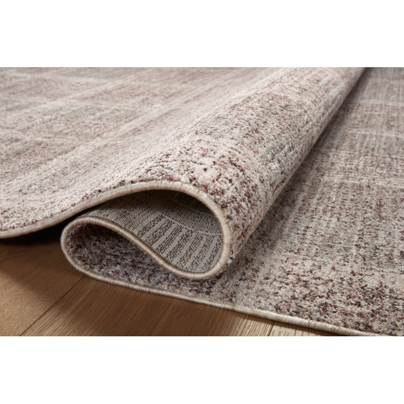 Tapis brume / colombe Angela Rose x Loloi Ember, Rectangle 7 pi 10 po x 10 pi