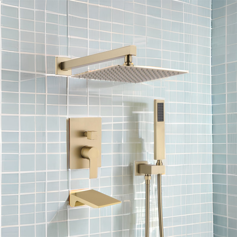 Système de douche complet avec valve brute