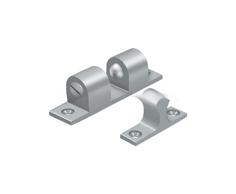 Deltana BTC30U26D Accessoire de longueur de base 3 "à double boule d'attrape-tension Chrome brossé, Chrome brossé