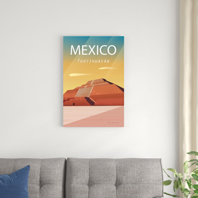 "Mexico" par Omar Escalante, impression sur toile tendue, H 30 po x l 20 po x P 1,25 po