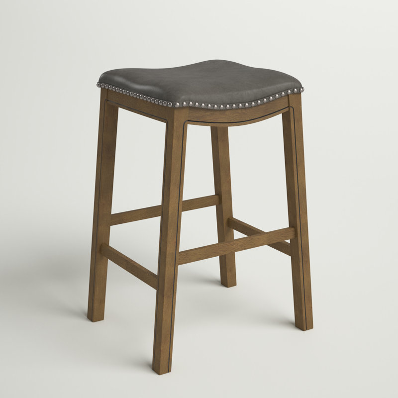 Tabouret Zackery, gris, Tabouret de bar (siège d'une hauteur de 30,5 po)
