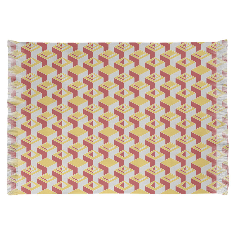 Tapis jaune/rouge skyscrapers, Non