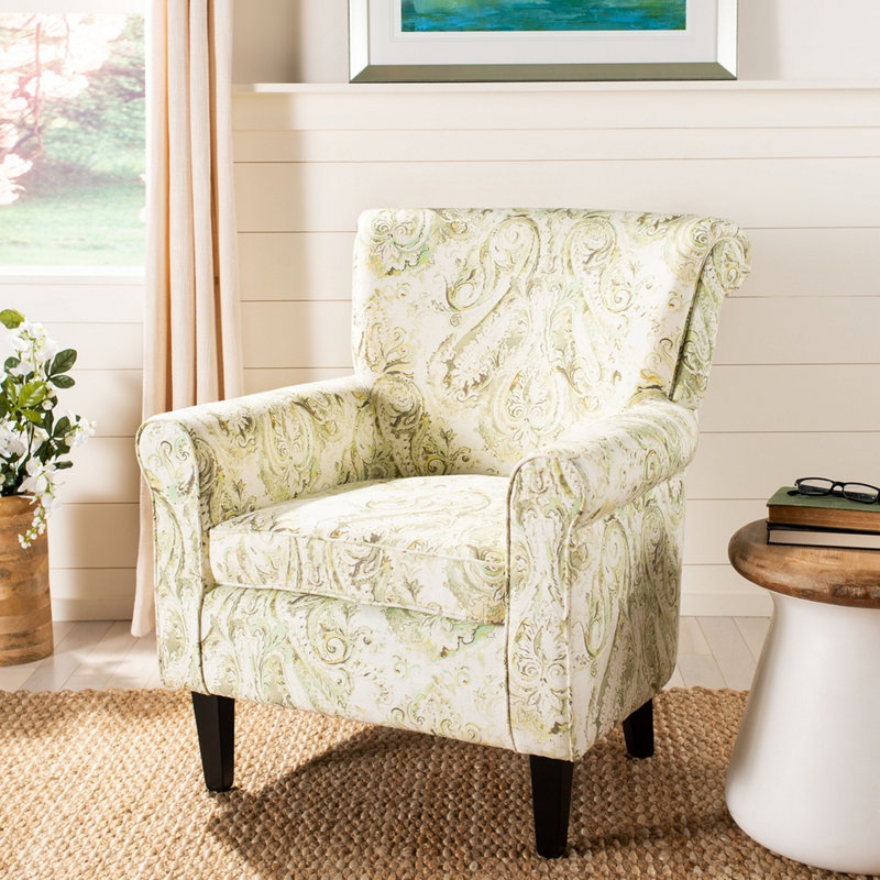 Fauteuil de 30 po de largeur, 100 % polyester vert
